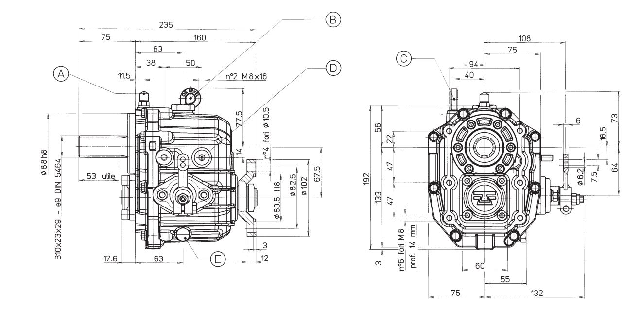 ingombro invertitore technodrive tmc40