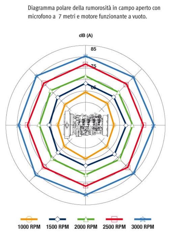 Rumorosità motore Lombardini LGW 523 MPI